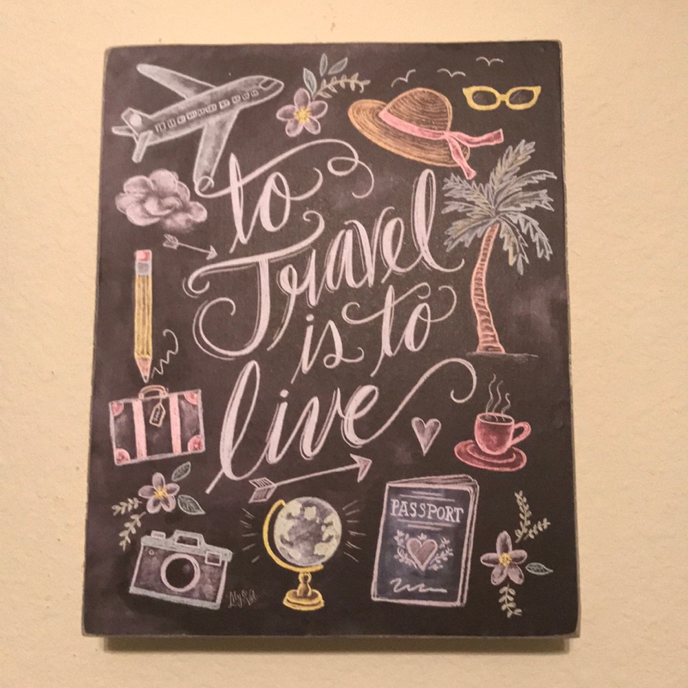 Travel themed Decor